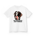 Funny Pointer Dog No Thoughts Graphic mriov5l3vfr - Adult T-Shirt