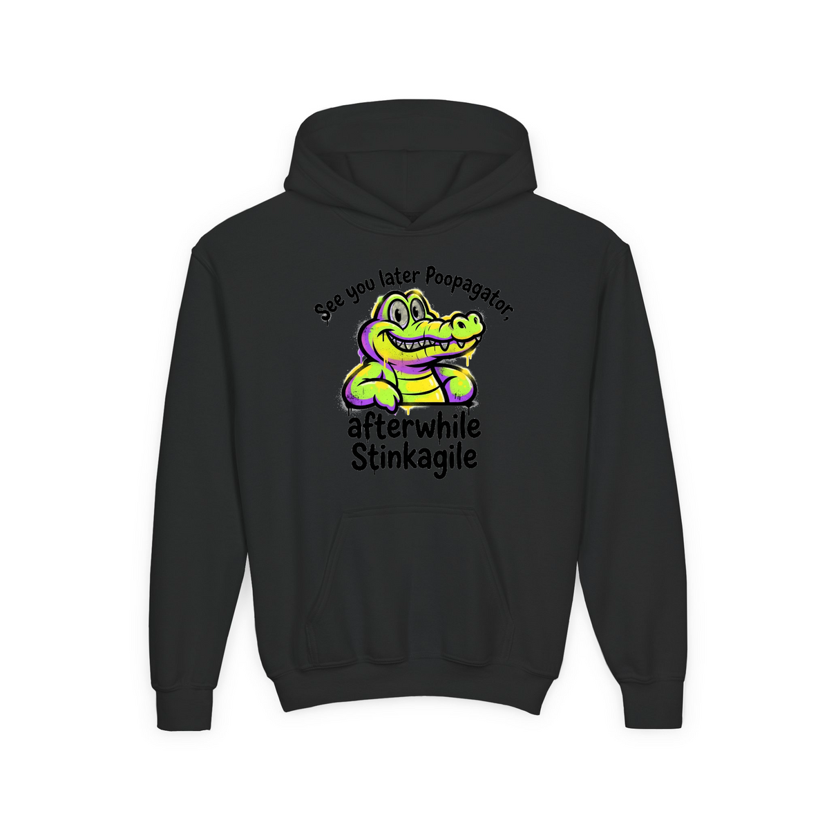 Funny Poopagator Stinkagile Toddler Graphic Tee mrqotj64mnb - Youth Pullover Hoodie