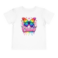 Chloe Rainbow Butterfly Airbrushed Name Design mt5e5663ozu - Toddler T-Shirt
