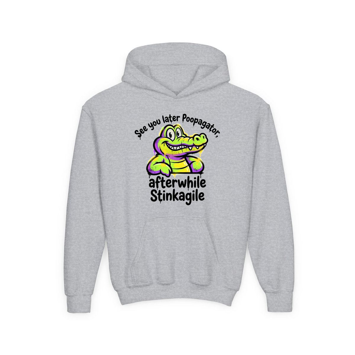 Funny Poopagator Stinkagile Toddler Graphic Tee mrqotj64mnb - Youth Pullover Hoodie