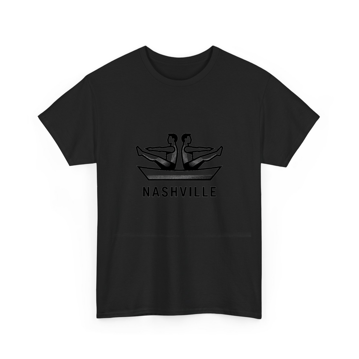 Minimalist Nashville River Boat Icon Tee mtp13h55zlw - Adult T-Shirt